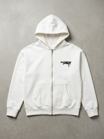 PEGADOR Mens Logo Zipped Hoodie