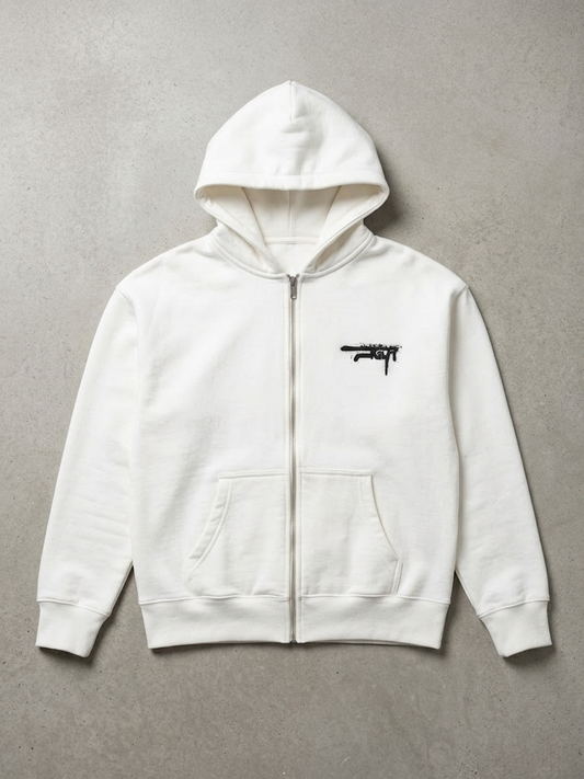 PEGADOR Mens Logo Zipped Hoodie