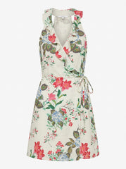 Women Floral Wrap Dress