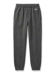 Men Heather Charcoal Fleece Joggers / Trousers