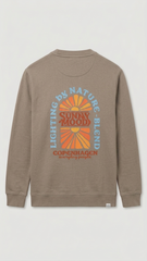 BLEND MENS BHSUN NATURE BACKPRINT SWEATSHIRT