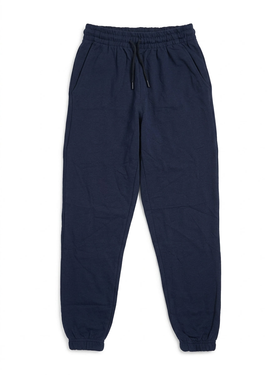 Men's Navy Blue Essential Fleece Joggers