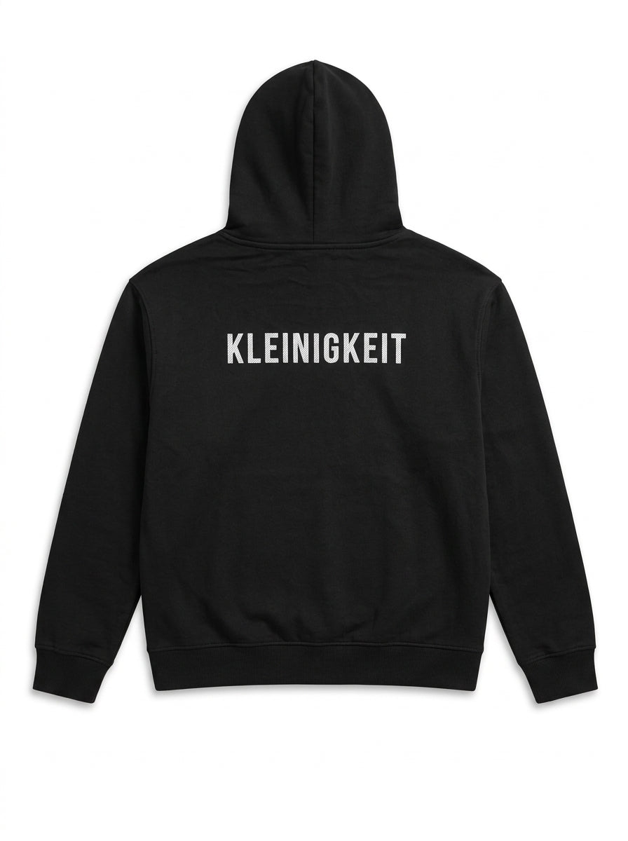 Men Kleinigkeit Statement Back-Print Zip Hoodie