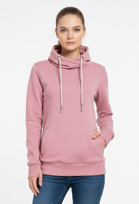 NIELSSON WOMENS TURTLE NECK HOODIE