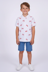 BOYS PRINTED POLO