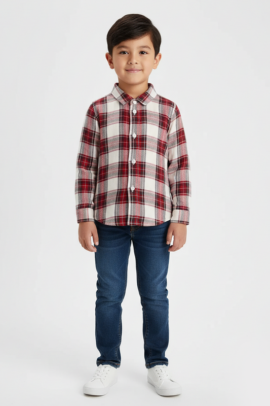 H&M BOYS CHECKED SHIRT