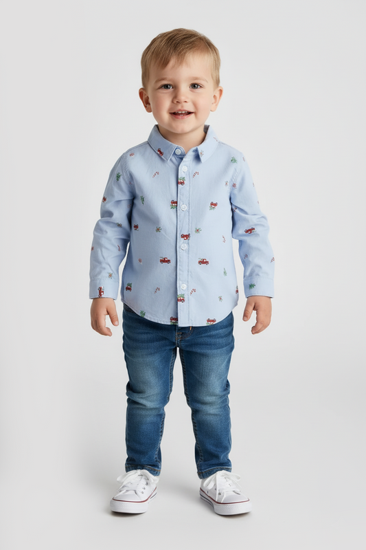 H&M BOYS PRINTED SHIRT