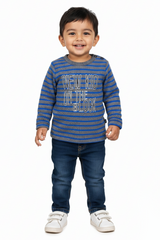 NEWBORN KIDS Long Sleeve Striped Shirt