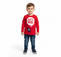 LITTLE KIDS Boys Long Sleeves T-Shirt
