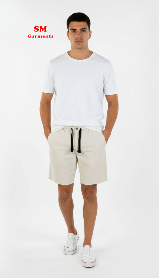 LION OF PORCHES MEN'S LINEN SHORT