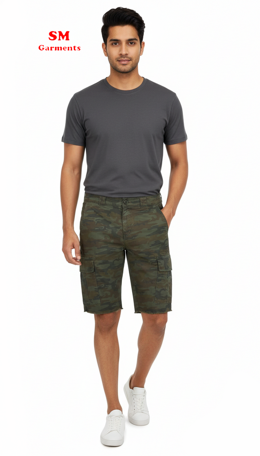 ARBAN MEN'S CAMOUFLAGE CARGO SHORT