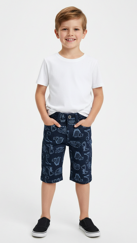 MAYORAL BOYS CREATURE PRINTED SHORT