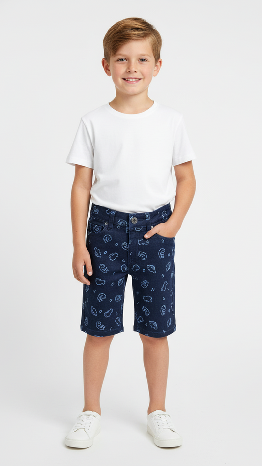 MAYORAL BOYS CREATURE PRINTED SHORT