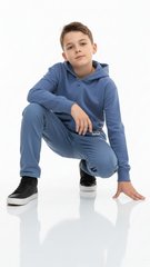 LEFTIES BOYS BASIC ZIPPED HOODIE