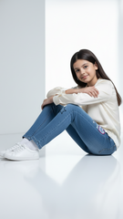 GIRLS EMBROIDED JEANS