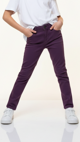 FRENDZ GIRLS PURPLE DENIM JEANS