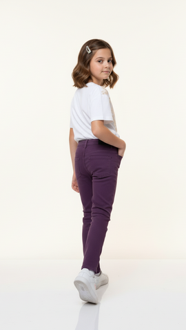 FRENDZ GIRLS PURPLE DENIM JEANS