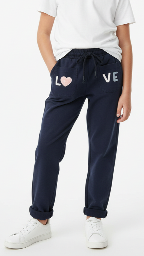 PRENATAL Girls love printed trouser