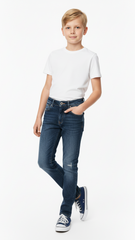 DL BOYS BRADY SLIM PLAY HOUSE DISTRESSED JEANS