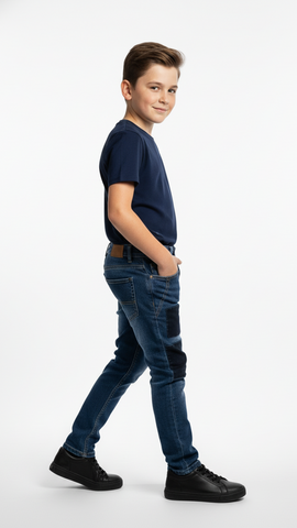 MY CHICCO BOYS PATCHES DENIM JEANS