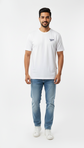 REB MEN'S BASIC CREW NECK T-SHIRT