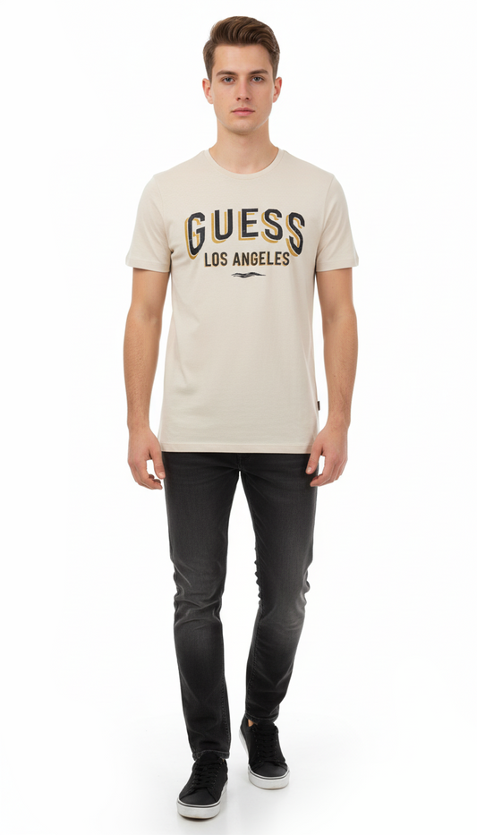 GUESS MENS PRINTED T-SHIRT