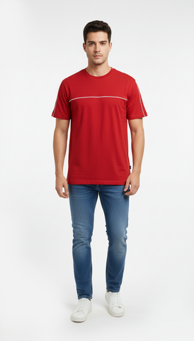 WT 02 MENS BASIC CREW NECK T SHIRT