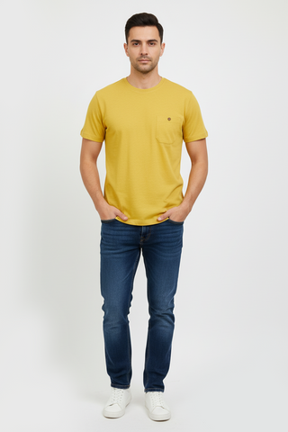 OLD SEAMS MENS CHEST POCKET T SHIRT