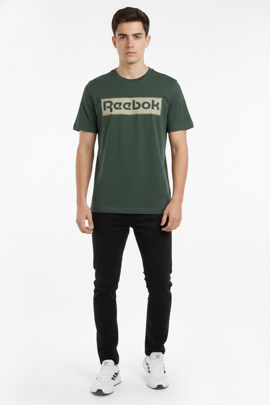 REB MEN'S LOGO PRINTED T-SHIRT