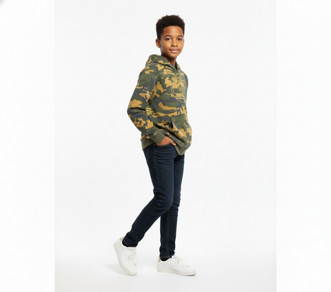 Timberland Boys Camo Full-Zip Hoodie
