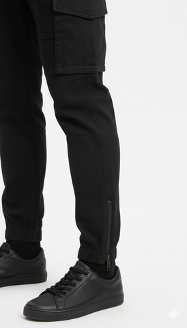MEDICINE MENS BLACK CARGO PANT