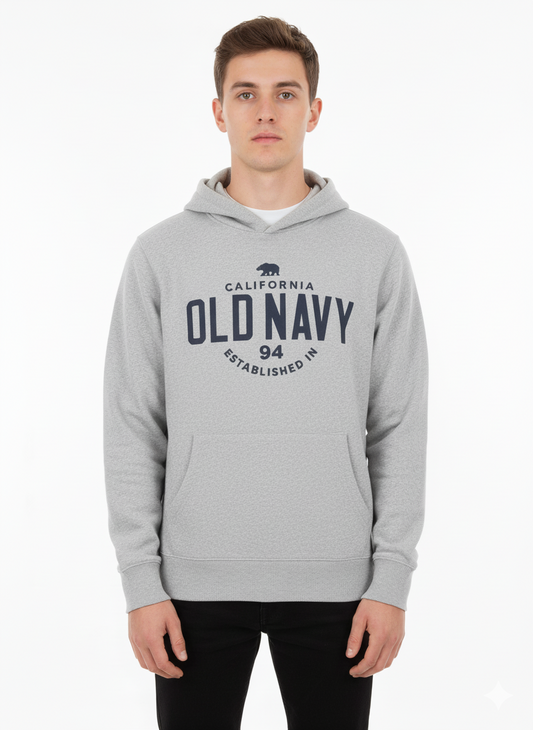 OLD NAVY MENS CHEST PRINT HOODIE