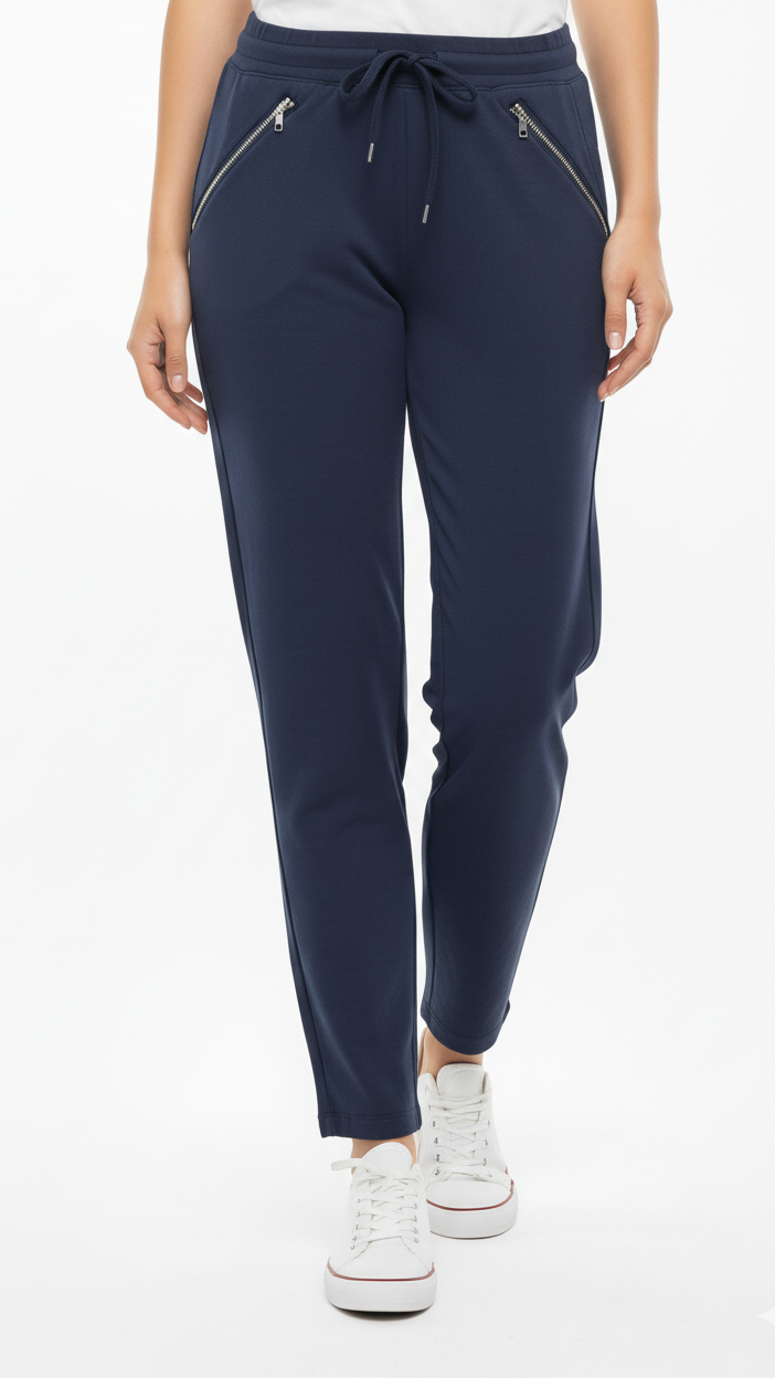 WOMENS ZIPPED POCKET TROUSER