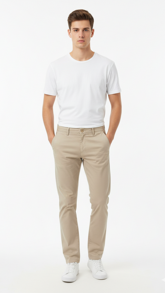 ZR MENS SKINNY FIT COTTON CHINO