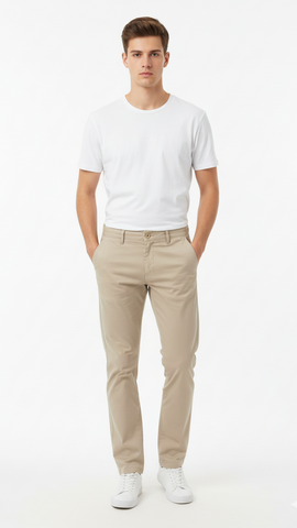 ZR MENS SKINNY FIT COTTON CHINO