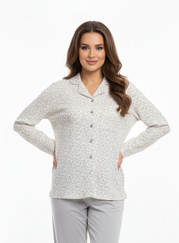 Womens Nightwear Shirt With Chest Pocket