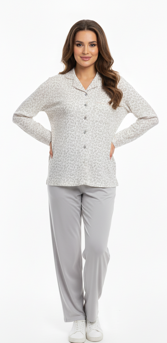 Womens Nightwear Shirt With Chest Pocket