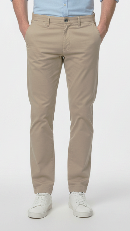 DAVID NAMAN MENS COTTON CHINO