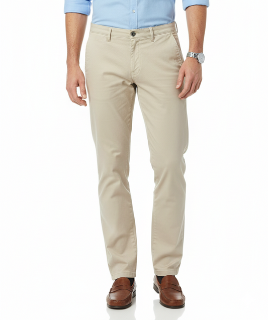 JACK&JONES MENS TEXTURED COTTON CHINO