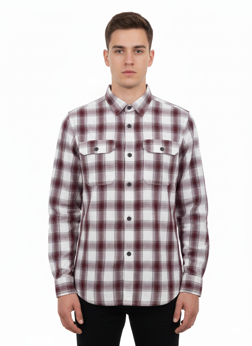 SPF MENS DOUBLE POCKET SHIRT