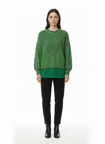 ICHI WOMENS BASIC SWEATER