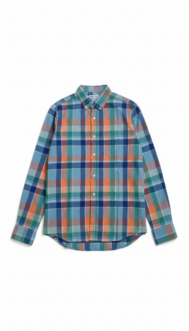 OLD NAVY MENS BUILT IN FLEX SLIM FIT SHIRT