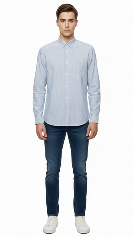 H&M MENS REGULAR FIT COUPE STANDARD SHIRT