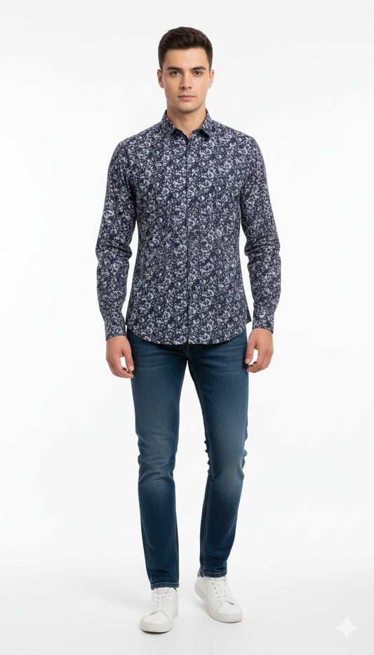 CELIO MENS PRINTED SHIRT