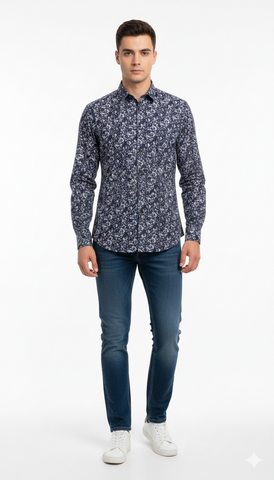 CELIO MENS PRINTED SHIRT