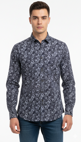 CELIO MENS PRINTED SHIRT