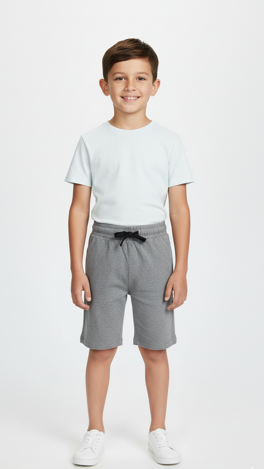 OVS BOYS DARK GREY BASIC SHORTS