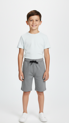 OVS BOYS DARK GREY BASIC SHORTS