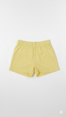 MO KIDS BASIC YELLOW SHORTS