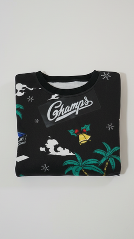 TAPE A L OEIL BOYS BLACK PRINTED SWEATSHIRT